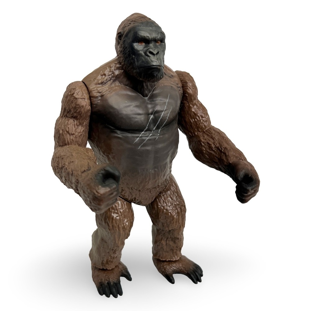 2020 Playmates Godzilla vs Kong Action Figure 6" Brown Excellent